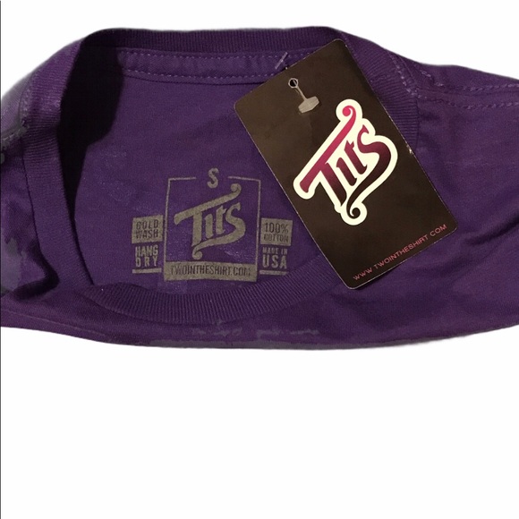 Tits Purple Tshirt - Picture 2 of 3